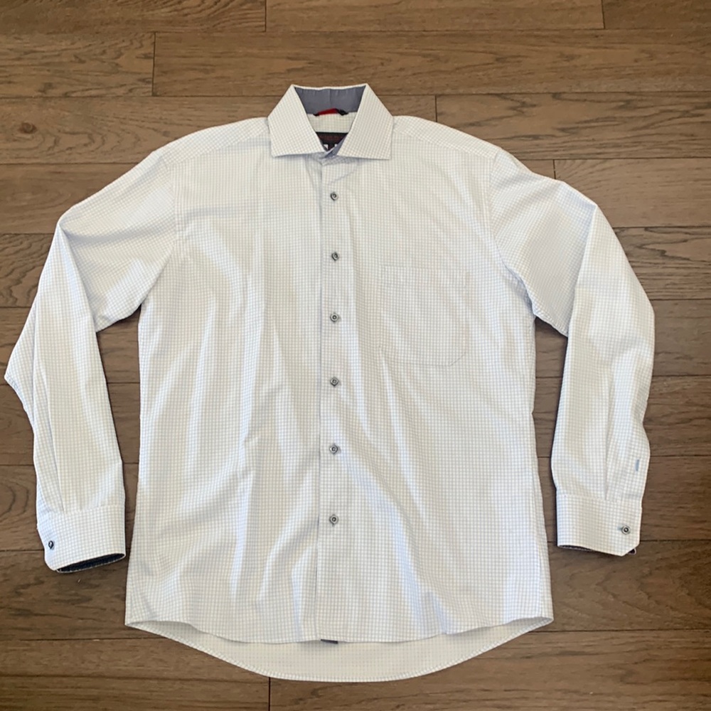 Mens contemporary dress shirt.